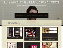 Tablet Screenshot of luisabranches.com